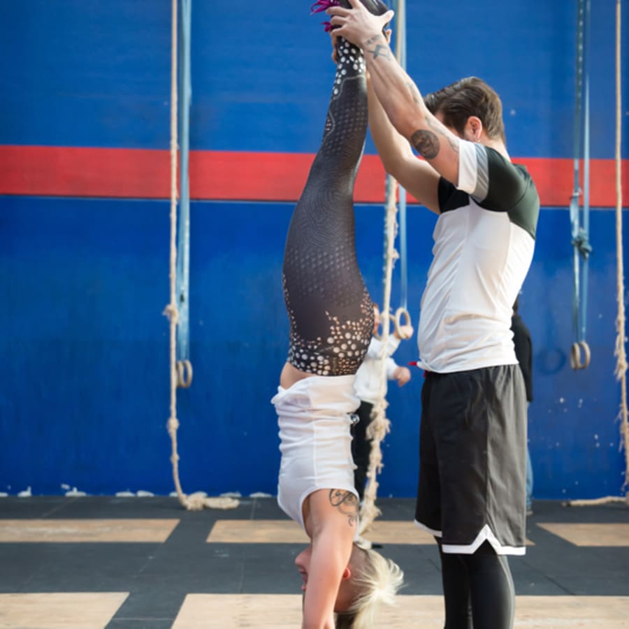 Adult Acrobatics At Zacada Circus School